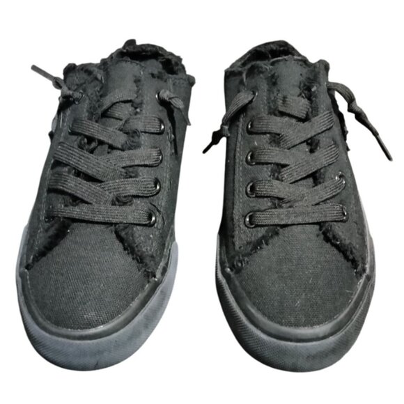 Benpao Womens Canvas Slip-On Mules Size 7 Backless Non-Slip Loafers Black - Picture 4 of 11